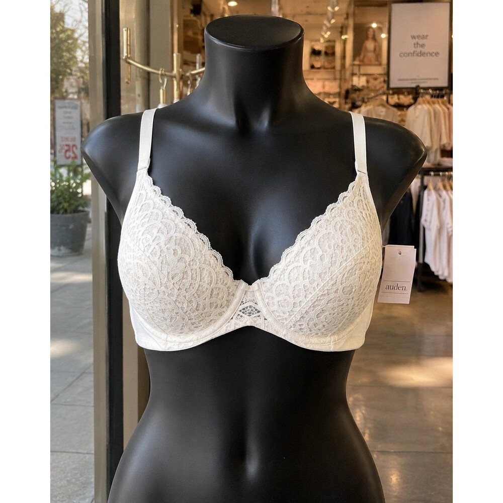 Auden Womens Bra 42C NWT Soft Knit Shell Under Wire Lightly Padded Balconette